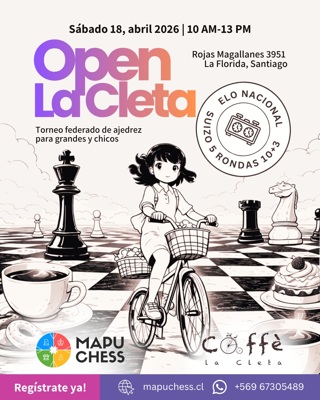 openlacletaajedrezchile Evento deportivo más importante de la comuna de la Granja, Santiago de Chile